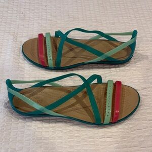 Crocs Isabella Colorful Strappy Sandals